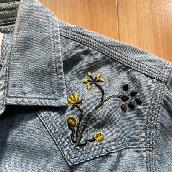 Corridor Embroidered Denim Shirt - S - Picture 2 of 5